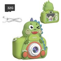 Kids Digital Camera Toy with 32GB Card Portable Child Video Camera with Silicone Cover Ideal Gift for Kids