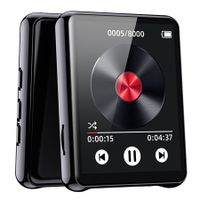 32GB Portable Mini MP3 Music Player 2.4 inch Touch Screen with Bluetooth Supports FM Radio,Voice Recorder