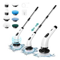 Electric Spin Scrubber, Cordless Cleaning Brush,Shower Scrubber Cordless Cleaning Brush, Cordless Cleaning Brush for Cleaning Floors, Windows, Bathtubs, Grout, iles,  Sink, Car