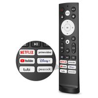 Replacement Remote Control for Hisense Smart Google TV，for Hisense UHD 4K ULED Google TVs