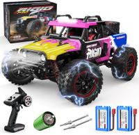 1:14 4WD RC Truck  2.4GHz  Remote Control LED HEAD LIGHTS Toy Cars Off Road Vehicle Climbing Racing OffRoad  All Terrain Monster TruckDual Batteries