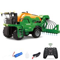 Remote Control Tractor Farm Toy 2.4Ghz,1/24 Scale RC Fertilize Spray Vehicle for Kids with Light Sound,Farm Truck Gift for Boys Girls Ages 3 and Up