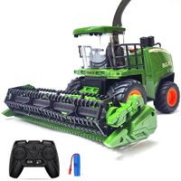 Remote Control Tractor Toy RC Truck with Spray Function/LED Light/Sound,Farm Vehicle Toys for Kids Ages 3+