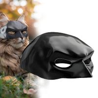 Funny Cat Bat Cosplay Hat,New Cat Bat Cosplay Mask,Cat Mask,Mask for Halloween Cosplay (Size S 9cm)