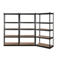 Giantz 3x1.8M Garage Shelving Warehouse Rack Pallet Racking Storage Shelve Black