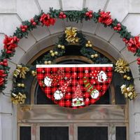 Christmas Fan Flag Banner Merry Christmas Hanging Flag Decoration For Home Garden Window Corridor Ornaments New Year