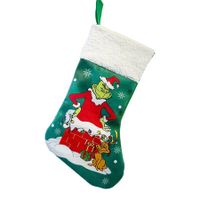 Grinch Christmas Stockings Gift Bag Christmas Decorations Christmas Tree Decoration Grinch Christmas Decorations