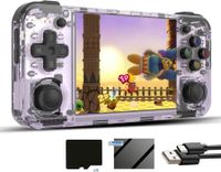 5000+ Classic Games Retro Handheld Game Console Linux System HDMI and TV Output 3.5 Inch IPS Screen 64G TF Card  3300mAh Battery