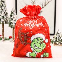 1 Pack Christmas Santa Sack Large Christmas Gift Bag, Reusable Santa Drawstring Gift Bags for Christmas Party