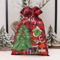 1 Pack Christmas Santa Sack Large Christmas Gift Bag, Reusable Santa Drawstring Gift Bags for Christmas Party