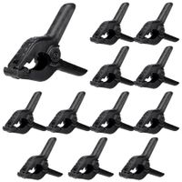 12 Pcs Winter Pool Cover Clips,Spring Clamps for Above Ground Pool Cover,4.5in Wind Guard Clips for Steel Wall Pools and Metal Frame Pools,2In Jaw Opening