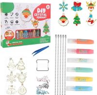 DIY Crystal Paint Set for Kids Window Art Christmas Tree Decor Craft Gifts