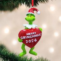 Christmas Grinch Tree Hanging Ornaments Funny Xmas Decorations