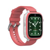 4G Kids Smart Watch GPS WIFI Trace Location Sim Card Phone Watch with Camera,Voice Video SOS Calls Ideal for Kids Students Color Red