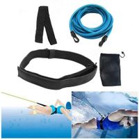 4M Swim Training Belts with Bungee Cords and Resistance Bands for Enhanced Swimming Workouts