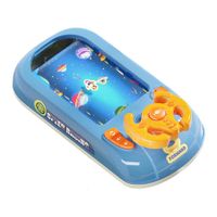 Musical Steering Wheel Toys for Boys 4-6, Simulated Driving Racing Car Game with Sound, Interactive Educational Learning Race Car Toy