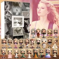 Taylor Christmas Advent Countdown Calendar Contain 24 Pieces Gift Christmas Acrylic Decoration Surprise Christmas Gift