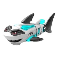 Electric Sharks Simulation Light Music Swinging Universal Mechanical Sharks Birthday And Holiday Gifts For Kids Color White