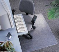 Vinyl Office Chair Mat for Carpet Floor - 135cm x 114cm approx