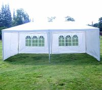 Gazebo Pergola Party & Function Tent with 6 Walls - 3m x 6m x 2.6m - White