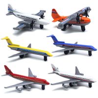 6PCS Aircraft Airplane Model Toy Ornament For Kids