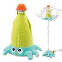 Outdoor Water Sprinkler Toy Summer Splash Play in Backyard,Pool,Garden for Kids Ages 3+(Green)