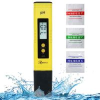 High Accuracy Digital PH Meter with Wide 0.00-14.00PH Range and High Accuracy for Water Quality,Hydroponics,Aquariums,Drinking Water,RO System,Fishpond,Swimming Pool