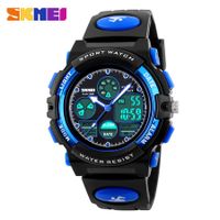 SKMEI 1163 Digital Sports Watch with Dual Display (Blue)