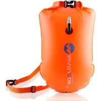 Spacious 20L Waterproof Dry Bag,Swim Buoy,Safety Float,Adjustable Waist Belt - Stay Safe and Dry on During Snorkeling,Surfing,Swimming