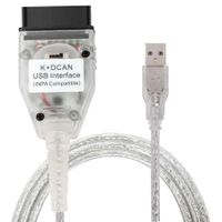 K+CAN Cable with USB Ediabas FT232RL Interface for Comprehensive OBD2 Car Diagnostics and ECU Reprogramming