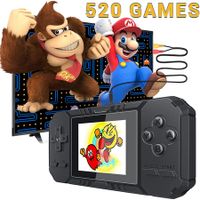 520 Classic Games Retro Mini Game Console with 3" Screen, Perfect Gift for All Ages