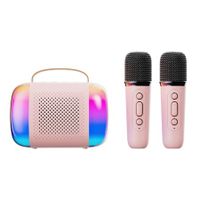 Kids Karaoke Machine with Bluetooth Speaker and Wireless Microphones for Unforgettable Singing Experiences