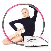 Detachable and Size Adjustable Weighted Hoola Hoop for Fitness: Fun Way to Lose Weight, Burn Fat