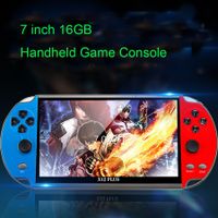 7-Inch 16GB Handheld Game Console with Double Joysticks and 2000 Pre-Loaded Games Support Arcade/neogeo/CPS/FC/SFC/GB/GBC/GBA/SMC/SMD/SEGA Games MP4 Player