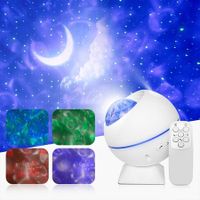 Immersive Star Projector - LED Galaxy Lamp with Voice Control for a Magical Starry Night Experience (Perfect for All Ages)