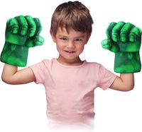 Superhero Smash Fists: Plush Punching Gloves Stuffed Pillow Handwear Toys for Kids' Cosplay Costumes and Play in Birthday,Halloween,Christmas