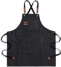 Durable Canvas Chef Apron for Men and Women - Perfect for Cooking and Kitchen Use