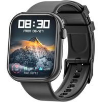 Unisex Smart Watch with Call Function, HeartRate Monitoring, and Sleep Tracking for iPhone and Android Users