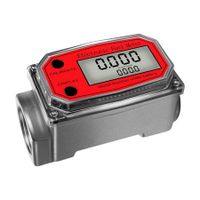 Precision Fuel Measurement Digital Turbine Flow Meter with LCD Display and NPT Counter Accurately Monitor Engine Oil Flow