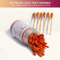 30s Instant Lead Paint Test Kit with 60 pcs Test Swabs,Detect lead on all painted surfaces