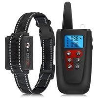 No-Shock Dog Training Collar with 3300ft Long Range and IPX7 Waterproof Design