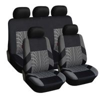 Full Set Car Seat Covers - Front Bucket Seat Covers and Split Bench Back Seat Covers