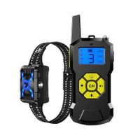 Bark Stopper Remote Control Spray Dog Trainer: Safe, Waterproof Dog Training Collar with Shock and No Shock Options