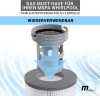 Keep Your MSpa Whirlpool Crystal Clear: Replacement Filter and Filter Holder for Delight, Premium, Elite, and Concept Models