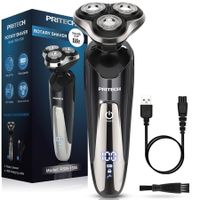 Cordless Waterproof Electric Face Shaver for Men - Rechargeable Razor for Wet and Dry Use