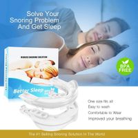 1 pack Anti-Snoring Mouthpiece: Snore Stopper for Men and Women