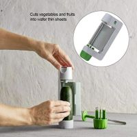 Multifunction Fruit and Veggie Peeler and Sheet Slicer - Stainless Steel Cutting Slicer for Kitchen