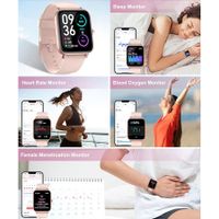 Men and Women Smart Watch with Bluetooth Call and 100+ Sport Modes - Compatible with Android and iOS Phones