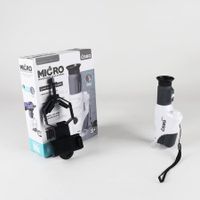 Battery-Powered Mini LED Microscope for Kids - Handheld 20x to 100x Magnification