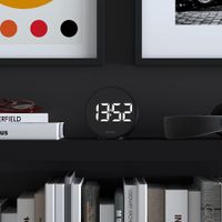 Spheratron Digital Alarm Clock: Time, Temperature, and Style